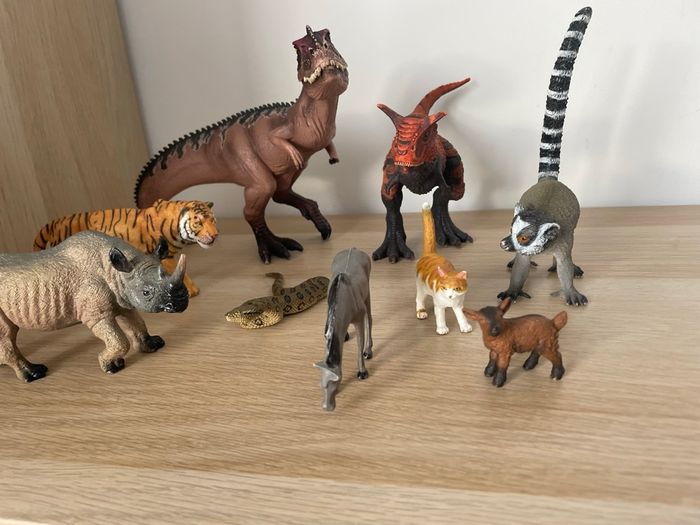 Lot 4: lot de figurines animaux Schleich, Papo et autres - photo numéro 4