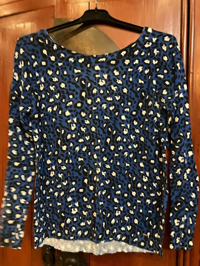 Morgan pull blouse taille L avec noeud - photo numéro 5