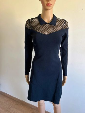 Robe bleue marine neuve à manches longues Morgan taille S