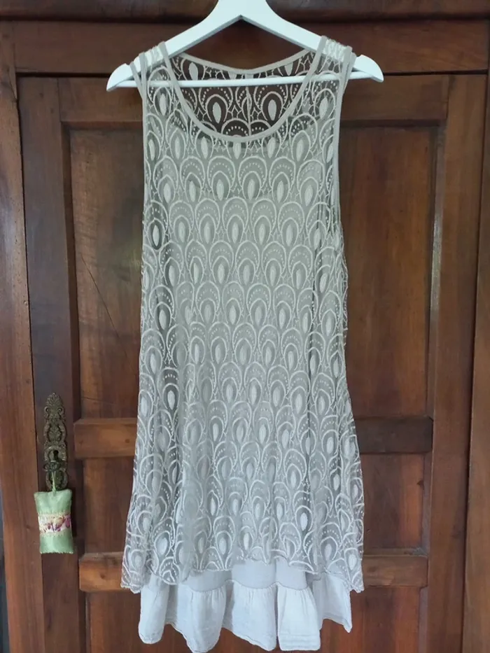 Robe été beige - photo numéro 2