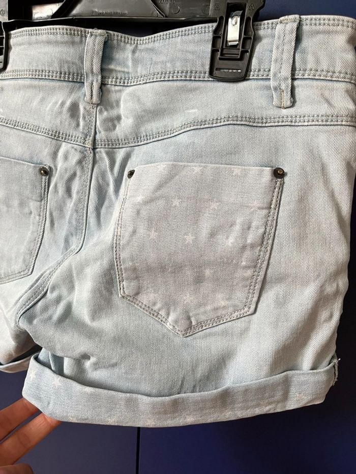 Short en jeans nafnaf taille 36 - photo numéro 3