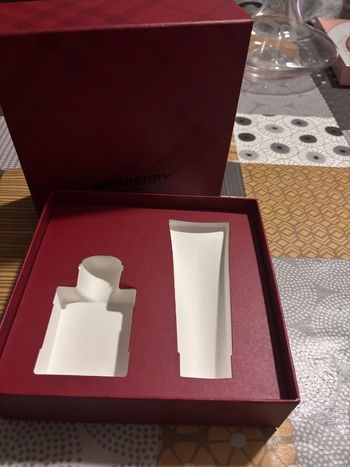Coffret boîte vide Burberry