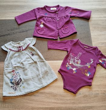 Ensemble 3 pièces taille 3 mois