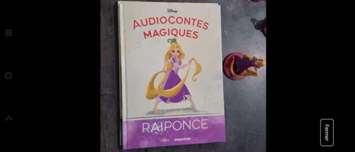 Livre+Figurine 18 audioconte magique altaya deagostini disney magic audio conte compte