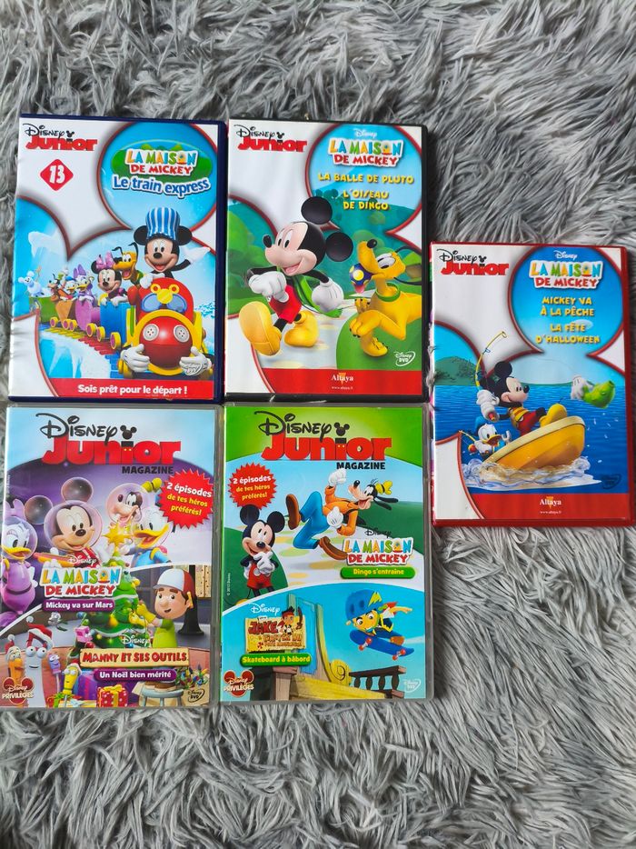 Lot de 5 DVD Disney Junior – La Maison de Mickey
