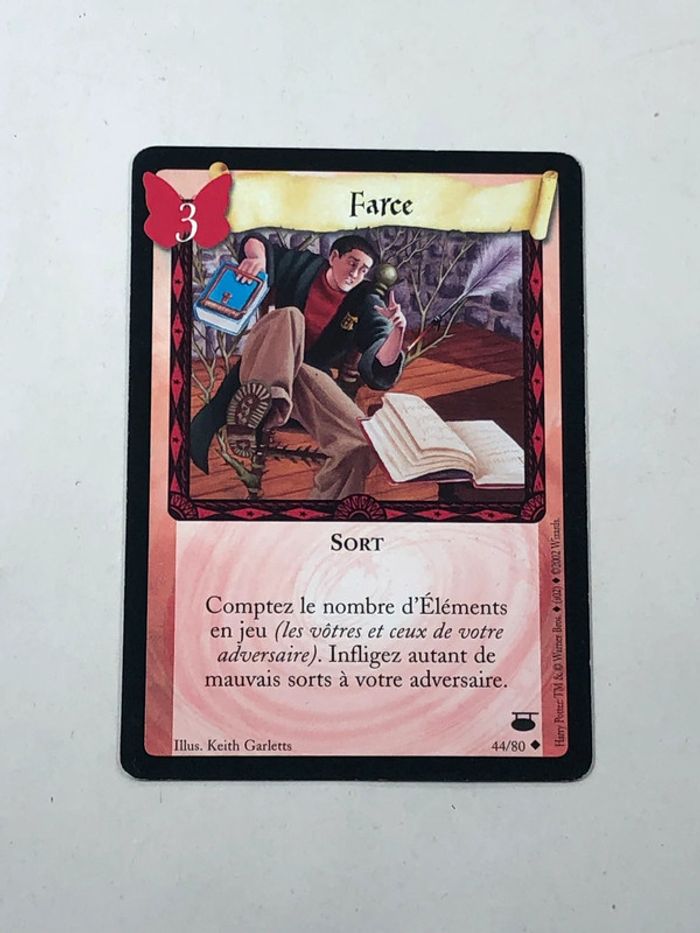 Carte harry potter Farce