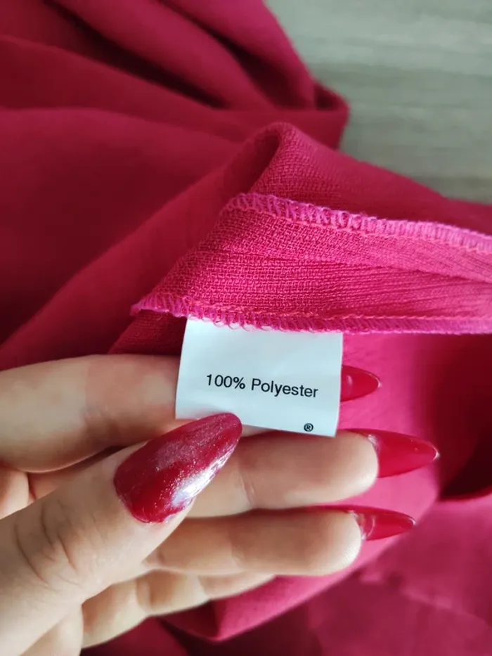 Blouse fine T46 fushia - photo numéro 7