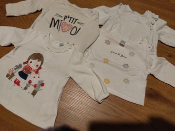 Lot 4 t-shirt fille