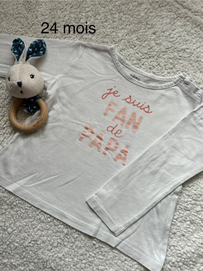 T shirt manche longue 24 mois