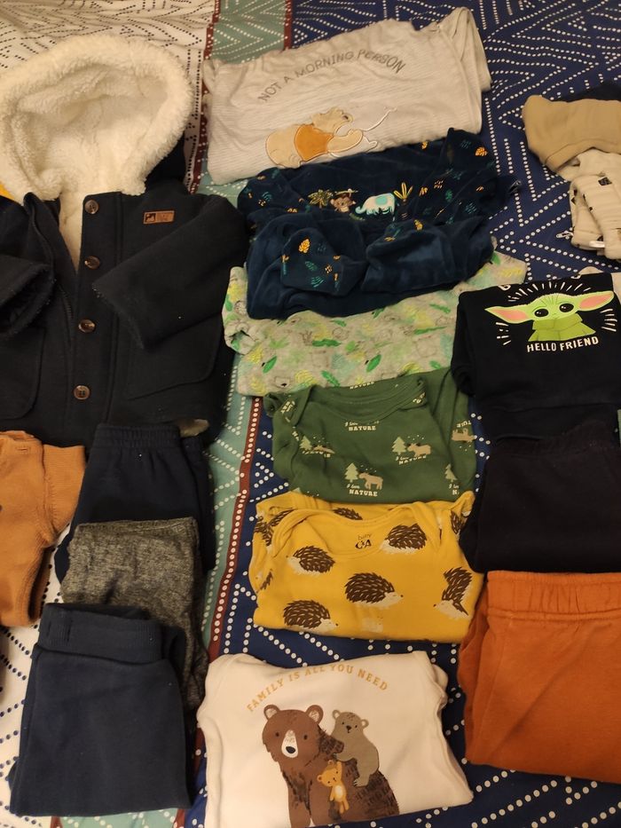 Gros lot vêtements hiver garçon - photo numéro 3