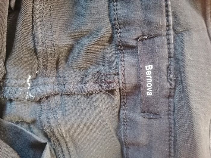 Jeans bernova noir taille haute - photo numéro 5