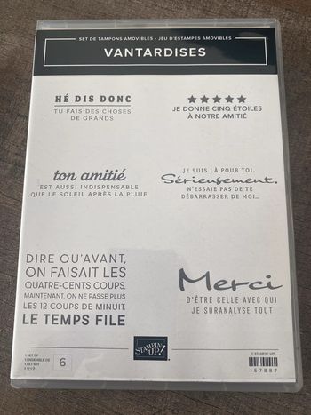 Tampons vantardises Stampin Up