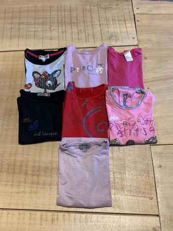 Lot de tee-shirts manche longue taille 5 ans