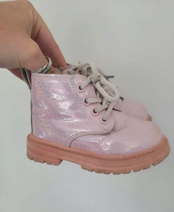 Bottine brillante rose - photo numéro 3