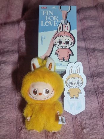 Popmart Labubu Pin For Love Letter Y