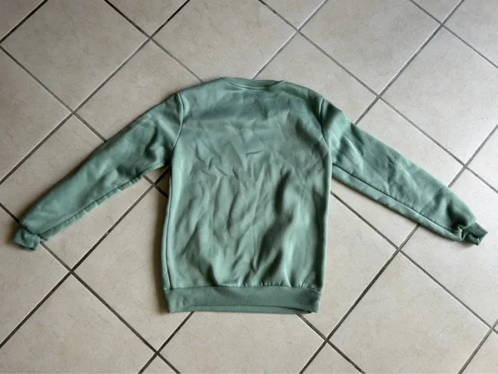 Sweat Shein "East Hampton" vert sauge - photo numéro 5