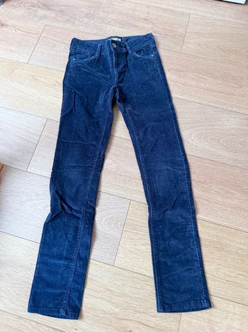Pantalon slim velour Okaidi en 12ans