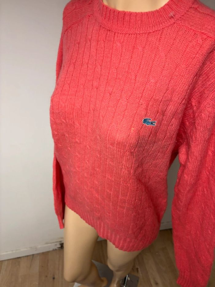 Pull en laine mérinos Lacoste zod vintage - photo numéro 6