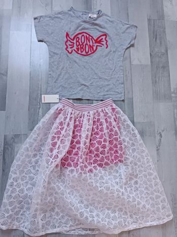 Ensemble Catimini bonbons 7/8 ans