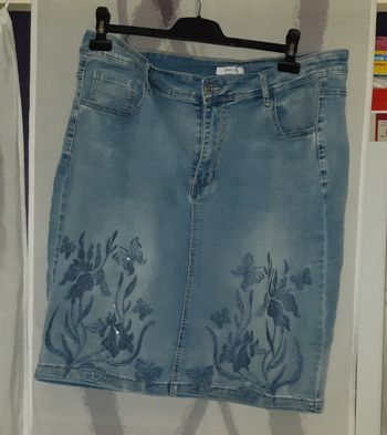 Jupe en jeans femme Taille 42/44 Paprika