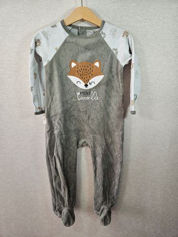 Pyjama velours renard petit beguin  24 mois