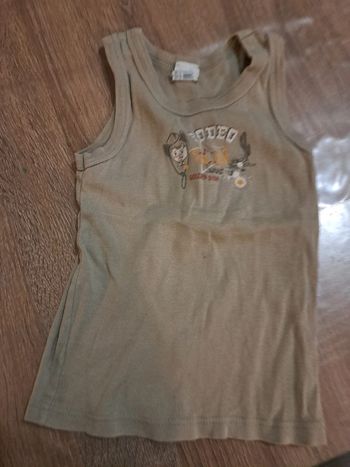 Débardeur Marcel Rodéo Absorba beige 2 ans