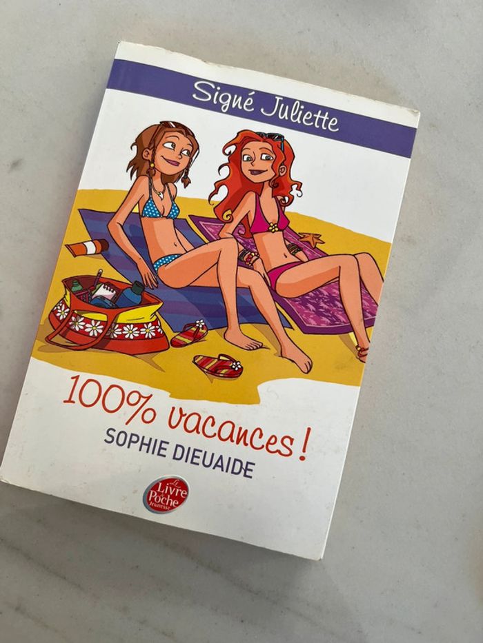 Livre ado #100% vacances »