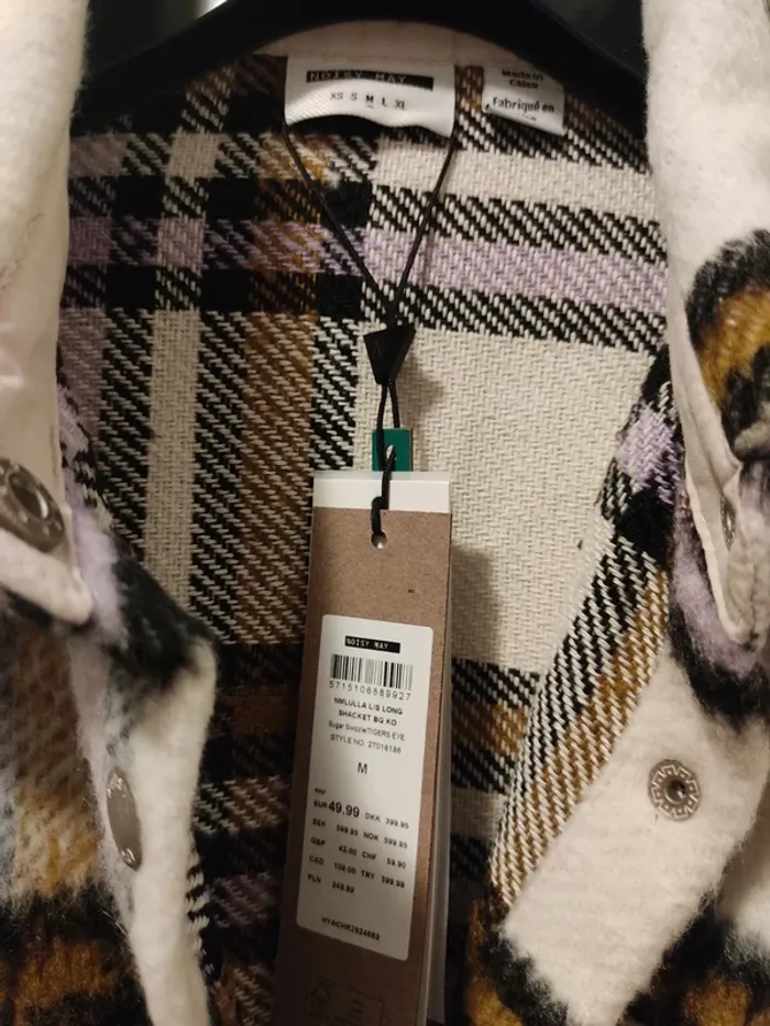 Surchemise carreaux taille M - photo numéro 3