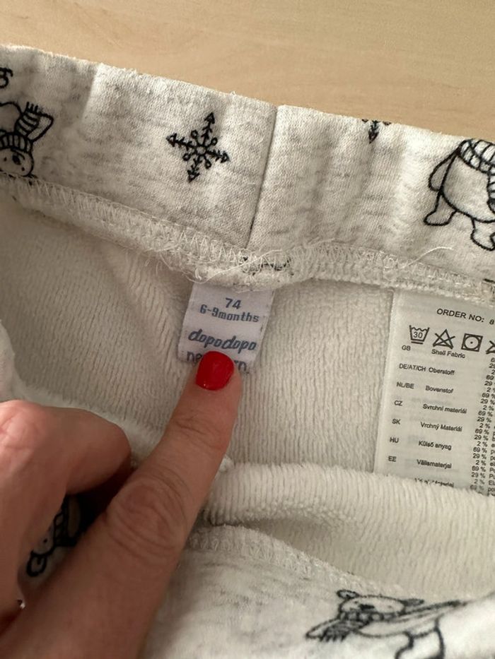 Pantalon garçon 6-9 mois 74 cm - photo numéro 4