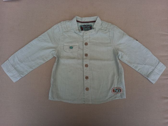 Chemise manches longues TAO 18m 80cm