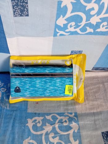 Sacoche banane bleu neuf