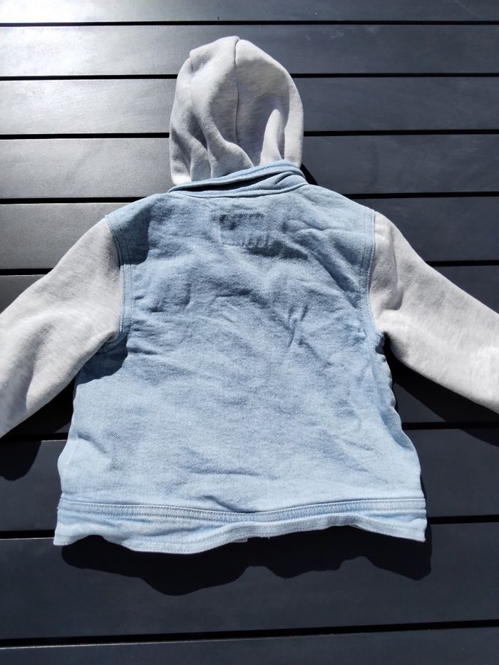 Veste jean/jogging 18m Kiabi - photo numéro 2