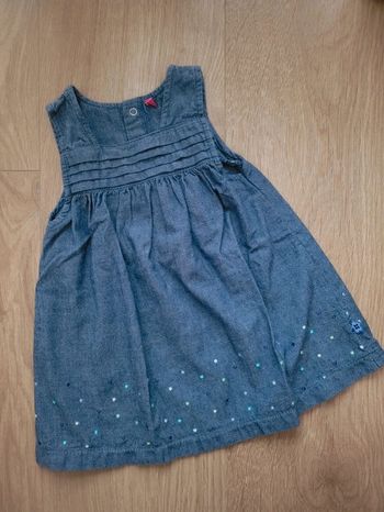 Robe en jean fille 6 mois