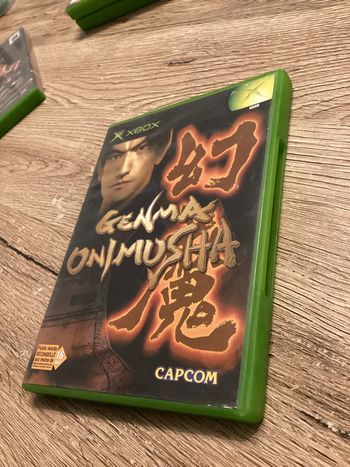 boîte sans notice du jeu genma onimusha Xbox première génération Microsoft