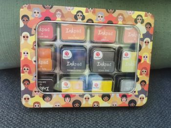 Encre colorés tampons