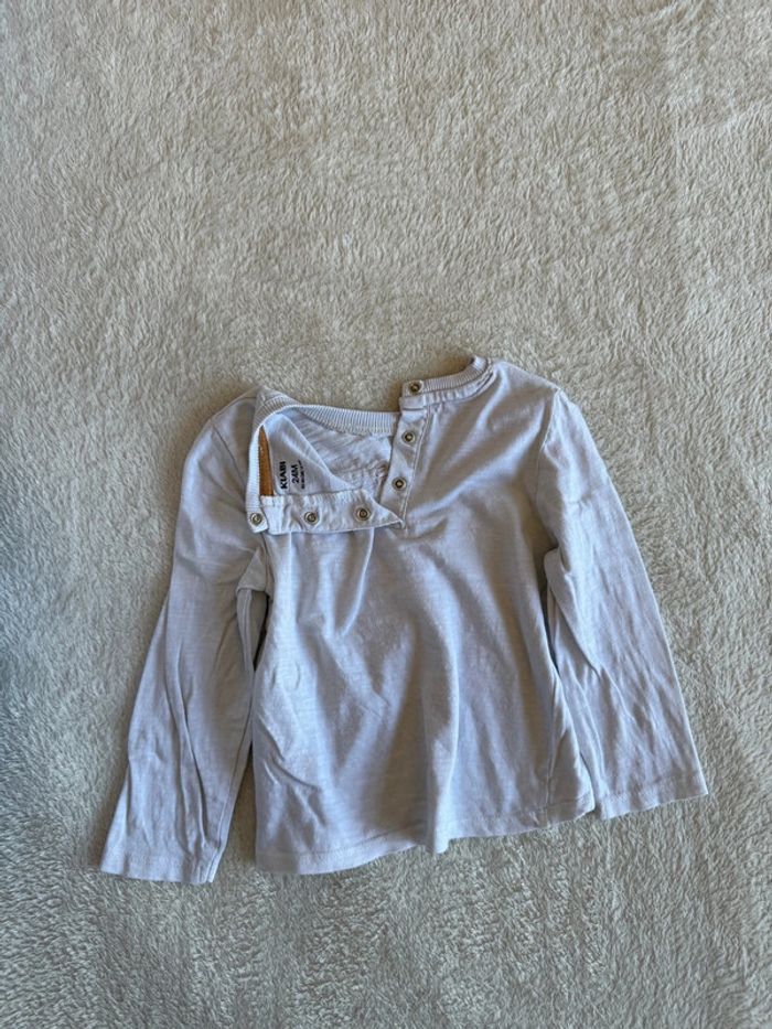 T-shirt manches longues à poche - photo numéro 3