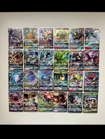 Lot 24 cartes Pokémon GX en japonais