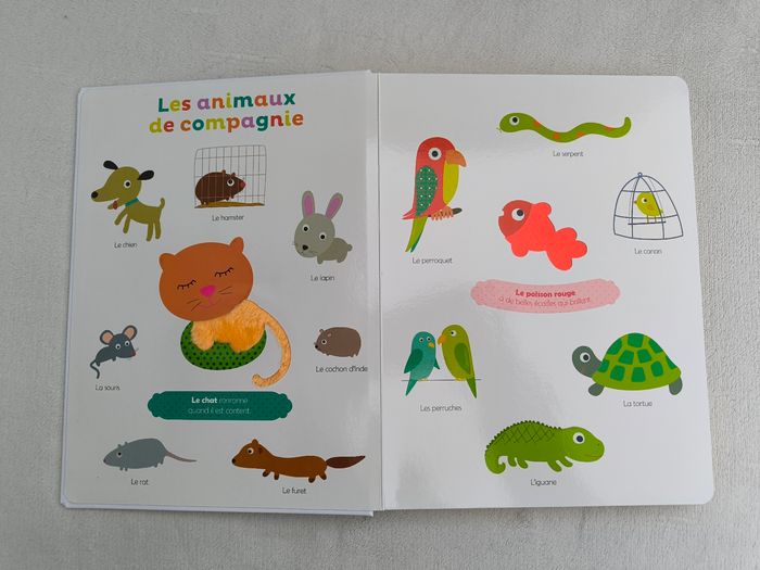 Livre Mes premiers animaux à toucher Auzou - photo numéro 4
