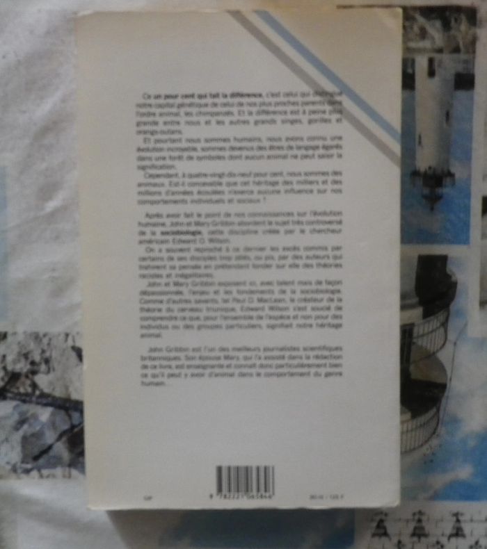 Un pour cent fait la différence La sociobiologie en question par John et Mary Gribbin - photo numéro 2