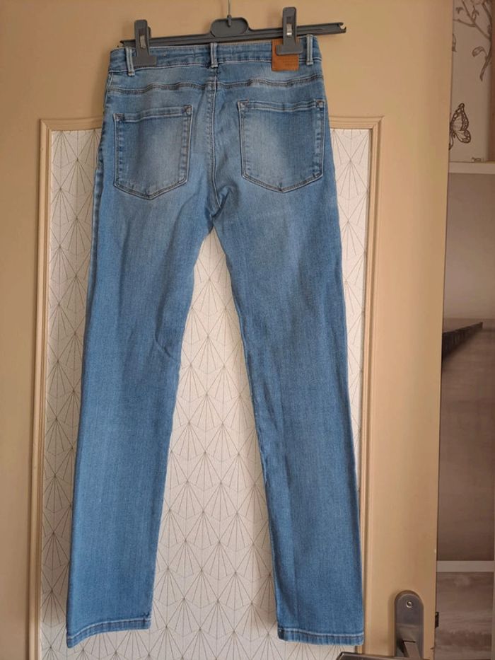 Superbe jean fille slim Zara used dentelle 11/12 ans tbe - photo numéro 5