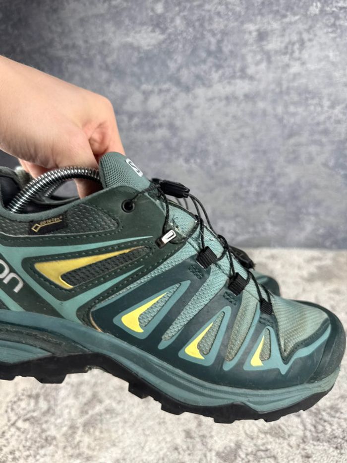 Salomon X Ultra 3 - Gore-Tex - Green & Yellow - photo numéro 14
