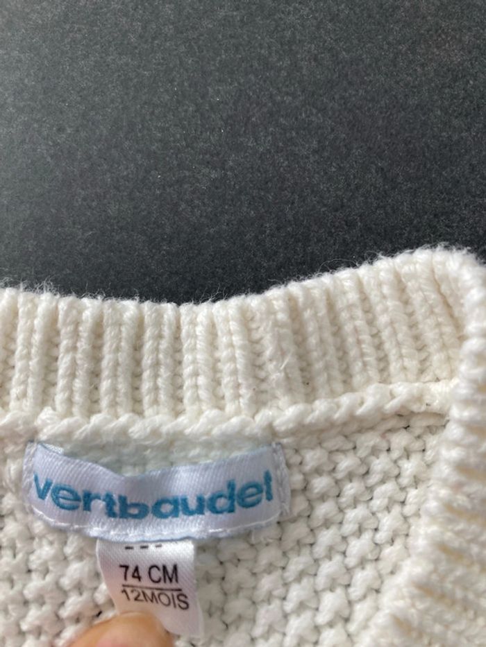 Gilet Vertbaudet 12 mois - photo numéro 2