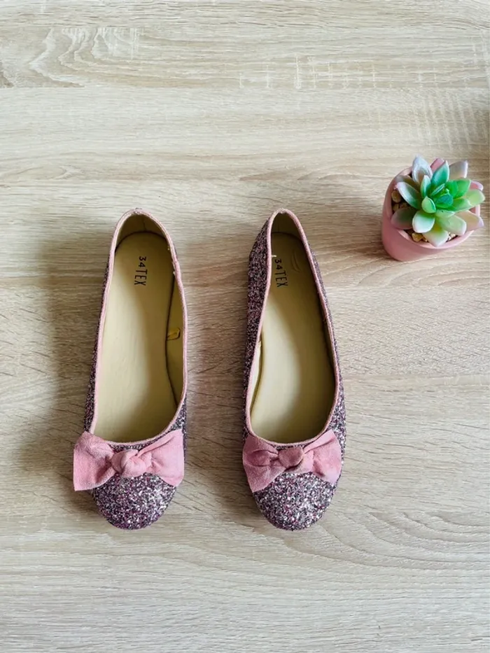 Ballerines fille brillantes Tex 34 - photo numéro 4