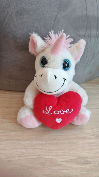 Peluche licorne 🦄 love ❤️