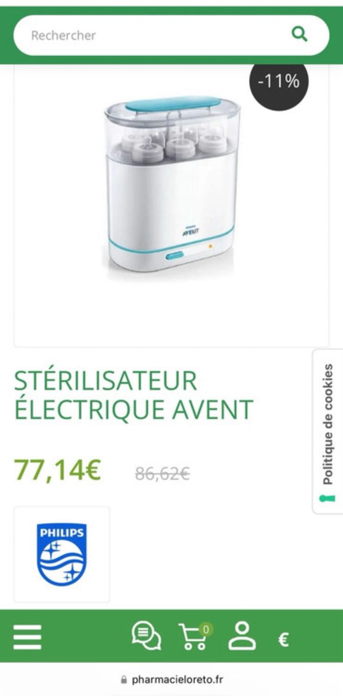 Stérilisateur électrique biberon - photo numéro 7