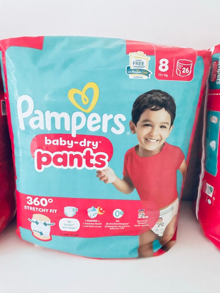 3 paquets de couche Pampers Pants taille 8 - photo numéro 4