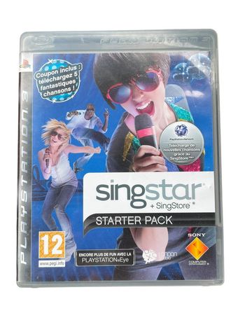 Jeu vidéo Sing Star + SingStore Starter pack sur console PlayStation 3