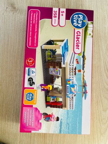 Jeu de construction style lego le glacier