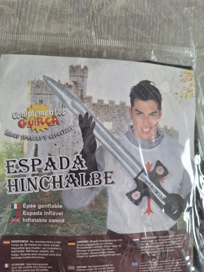 Épée de chevalier gonflable - photo numéro 2