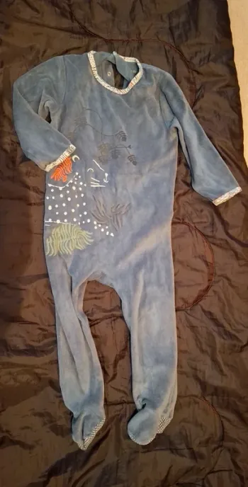 Pyjama velours Petit Béguin 36 mois